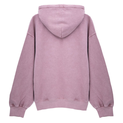 Carhartt WIP Hooded Vista Sweat Glassy Pink Garment Dyed I029523.OWG.GD.05 Degli Uberti